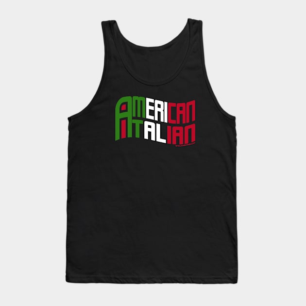 American Italian Flag Tank Top by ItalianPowerStore